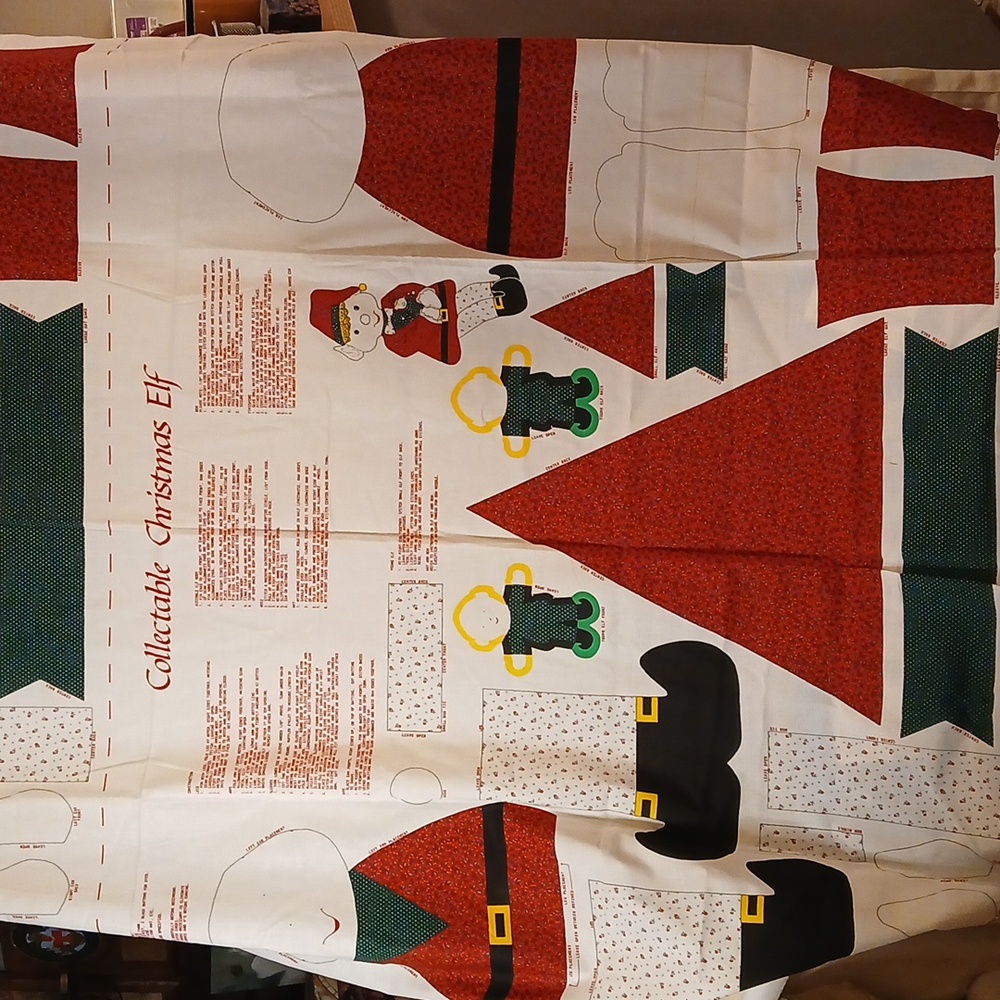 Vintage Wamsutth Collectible Christmas Elf Cut And Sew